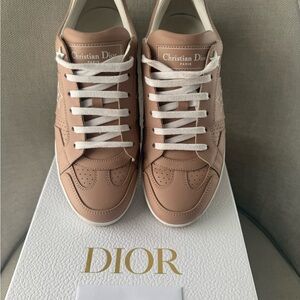 Dior Nude Pink Sneakers with White Accents
